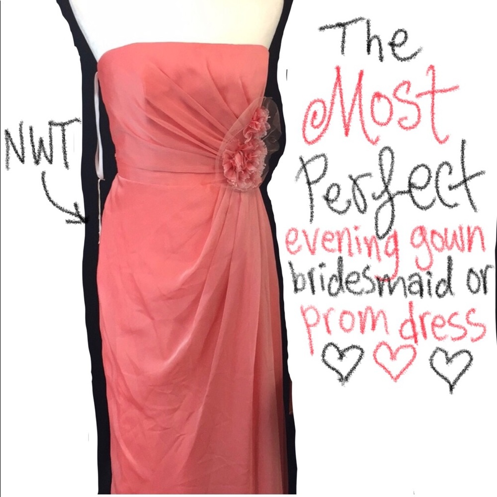 Gorgeous evening gown bridesmaid or prom dress